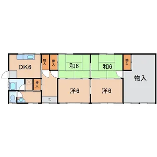 福島県伊達郡川俣町字瓦町【一戸建】の間取り
