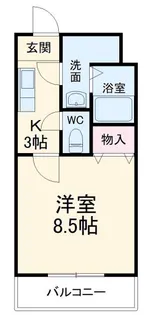 Freedom【3階】の間取り