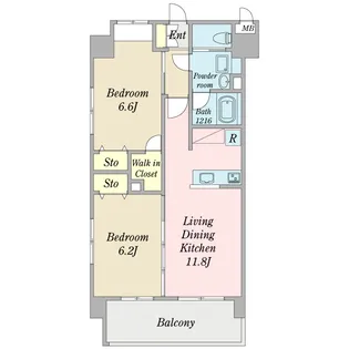 セリシール【1階】の間取り