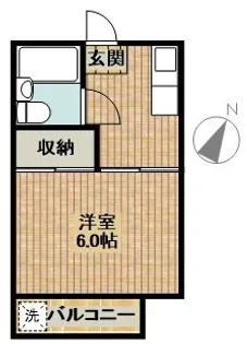 ホワイトコートカヤ【1階】の間取り