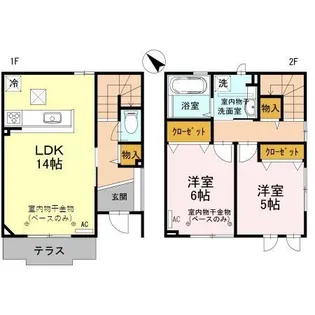 合歓(ミモザ) Aの間取り