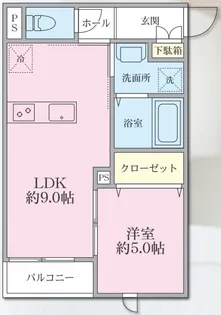 ザ・リバーアップパレス【2階】の間取り