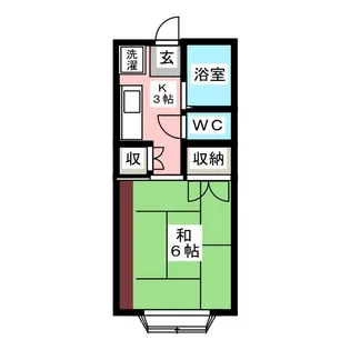 ベルハウス【3階】の間取り