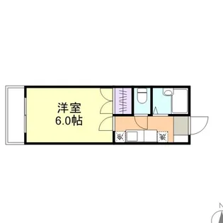 エトワール21船穂マンション A棟【4階】の間取り