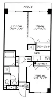 アーバネスト駒沢【10階】の間取り