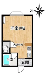 アトムハイツII【2階】の間取り