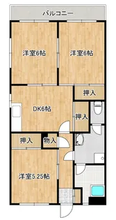 泉水田ハイツ【3階】の間取り