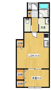 ソラハウス植松【1階】の間取り