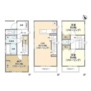 埼玉県さいたま市浦和区領家5【一戸建】の間取り