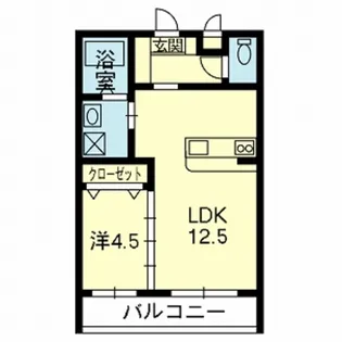 ロイヤルグレージュ【2階】の間取り