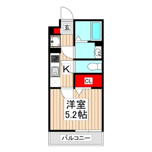イクシオ白子【1階】の間取り