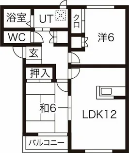 クレーネB棟【2階】の間取り