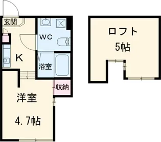 JOY CUBE【2階】の間取り