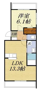 シャーロット三方原II【2階】の間取り