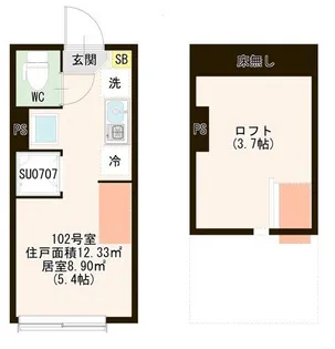 in bloom【1階】の間取り