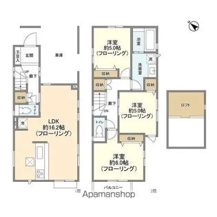 埼玉県川越市霞ケ関東4【一戸建】の間取り