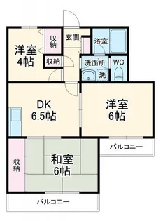 秋本マンション【1階】の間取り