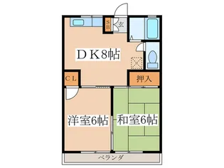 高杉マンション【3階】の間取り