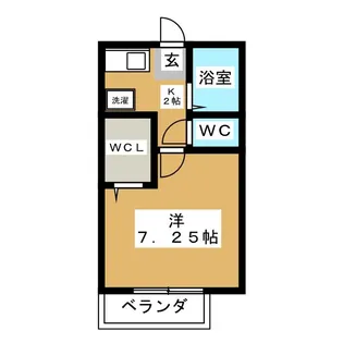 ローズパレット【2階】の間取り