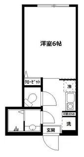 コーポ来夢【1階】の間取り