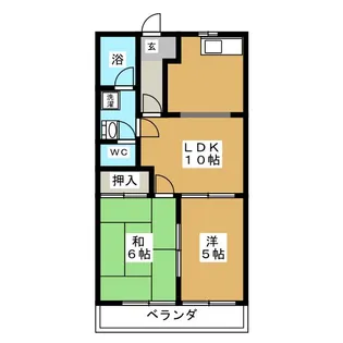 3DKの間取り画像