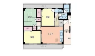 ドミール福島A【1階】の間取り