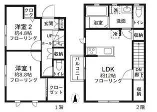 東京都世田谷区祖師谷3【一戸建】の間取り