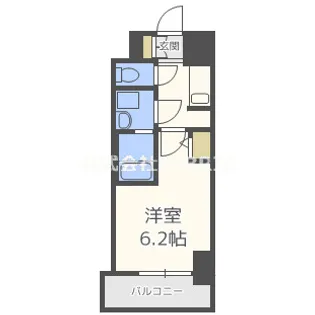 S-RESIDENCE南堀江【8階】の間取り