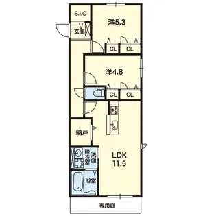 Square【1階】の間取り