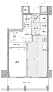 ジュイール桜イースト【8階】の間取り
