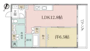 (シニア限定)ヘーベルヴィレッジ武蔵浦和西口~コンフォートレジデンス武【3階】の間取り