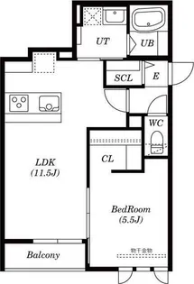 Le Felicias泉町【3階】の間取り