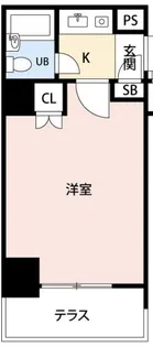 ベルメゾン二子【1階】の間取り