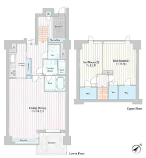 東京都渋谷区代々木4【マンション】の間取り