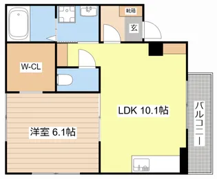 GreenGarden【3階】の間取り