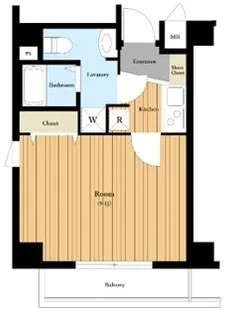 アプレシティ三ノ輪【4階】の間取り