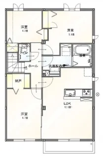 Vranz博多南II【2階】の間取り