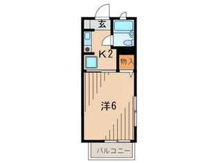 アスタ-ハイツ武庫之荘【2階】の間取り