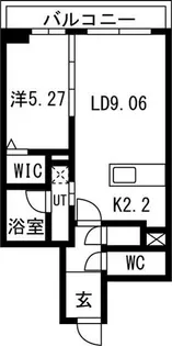 ピオネロ琴似【2階】の間取り