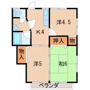 メゾン・ド・ラテール【2階】の間取り