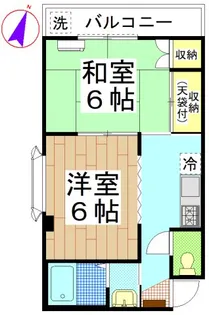 メゾン小仲台【2階】の間取り