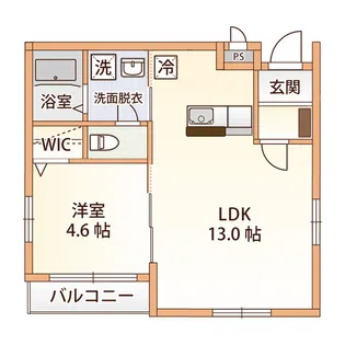 サンベルク善光寺下【1階】の間取り