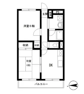 エスタシオン渋谷【4階】の間取り