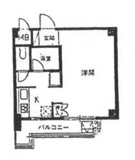 サウスサイド都立大【4階】の間取り