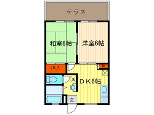 アミュ-ズ【1階】の間取り