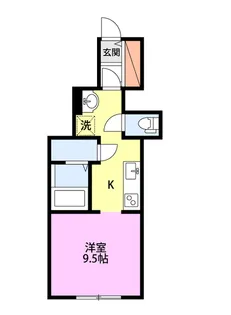 Common稽古町【1階】の間取り