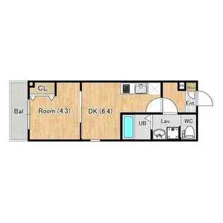 (仮称)ジーメゾン中葛西ローリエ【3階】の間取り