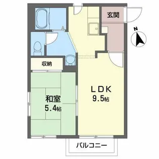 リオ・セレッソ B【2階】の間取り