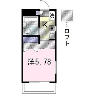 ハイランドエイトII【2階】の間取り