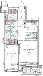 コンシェリア目黒本町 THE RESIDENCE【2階】の間取り
